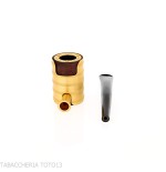 Tsuge Thunderstorm gold small - Tobacco Pipes - Natural root