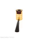Tsuge Thunderstorm gold small - Tobacco Pipes - Natural root