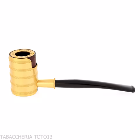 Tsuge Thunderstorm gold small - Tobacco Pipes - Natural root