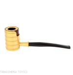 Tsuge Thunderstorm gold small - Tobacco Pipes - Natural root