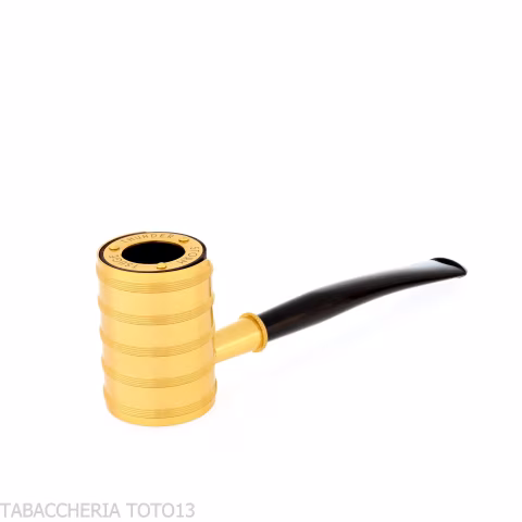 Tsuge Thunderstorm gold small - Tobacco Pipes - Natural root