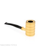 Tsuge Thunderstorm gold small - Tobacco Pipes - Natural root