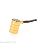 Tsuge Thunderstorm gold small - Tobacco Pipes - Natural root