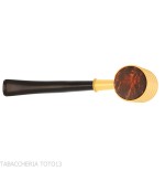 Tsuge Thunderstorm gold small - Tobacco Pipes - Natural root