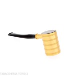 Tsuge Thunderstorm gold small - Tobacco Pipes - Natural root
