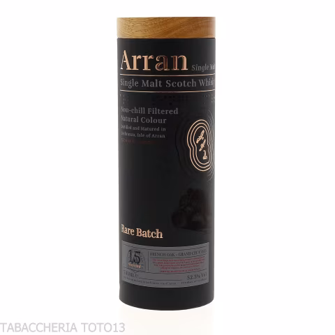 Arran 15 Y.O. rare batch French Oak - Grand Cru Cask Vol.52,5% Cl.70 - Destilliert