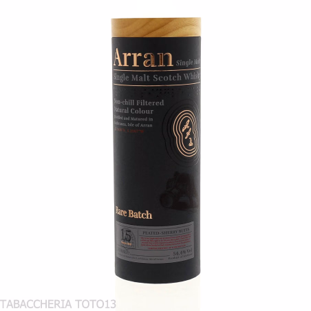 Arran 15 Y.O. rare batch Peated - Sherry Butts Vol.54,4% Cl.70 - Spirits - Barley