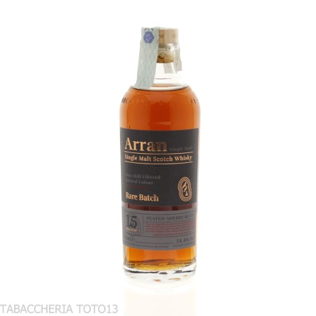 Arran 15 Y.O. rare batch Peated - Sherry Butts Vol.54,4% Cl.70 - Spirits - Barley
