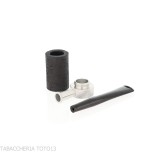 Tsuge Roulette piccola in radica nera sabbiata reverse calabash concept - Pipe