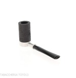 Tsuge Roulette piccola in radica nera sabbiata reverse calabash concept - Pipe