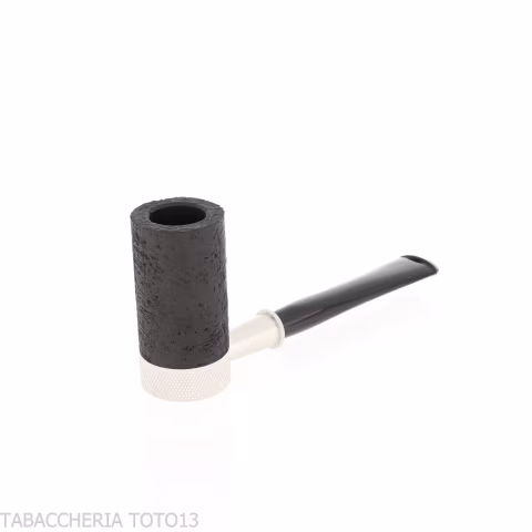 Tsuge Roulette piccola in radica nera sabbiata reverse calabash concept - Pipe