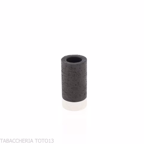 Tsuge Roulette pipa de raíz de burl negro lijado pequeño - Pipas de Tabaco