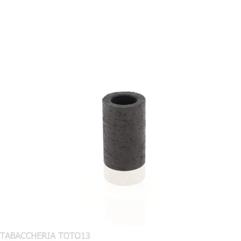 Tsuge Roulette pipa de raíz de burl negro lijado pequeño - Pipas de Tabaco