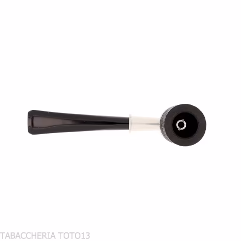 Tsuge Roulette piccola in radica nera sabbiata reverse calabash concept - Pipe