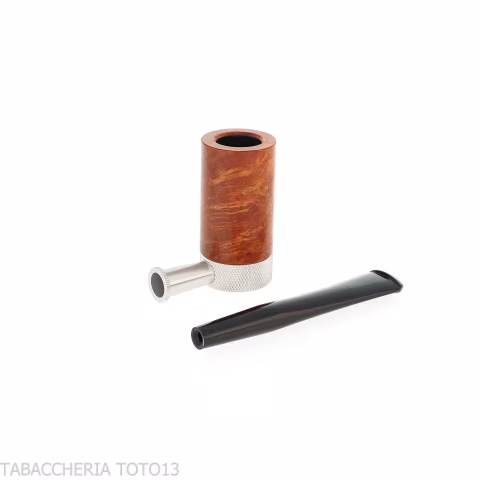 Tsuge Roulette piccola radica naturale chiara reverse calabash concept - Pipe