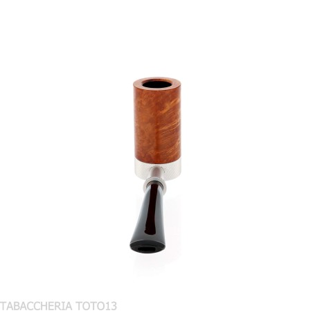 Tsuge Roulette small pipe natural light root - Tobacco Pipes - Natural root, Metal