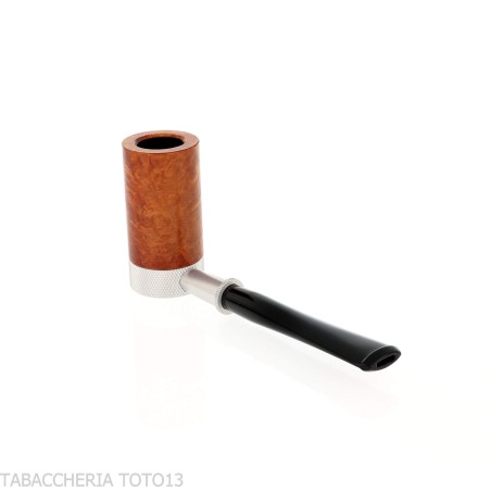 Tsuge Roulette small pipe natural light root - Tobacco Pipes - Natural root, Metal