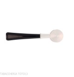 Tsuge Roulette petit pipe racine de lumière naturelle - Pipe Pour le Tabac - Racine naturelle, Métal