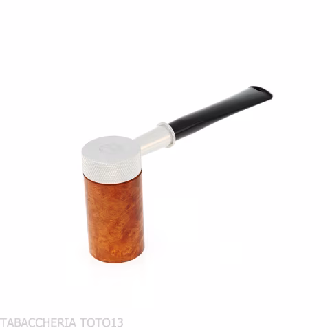 Tsuge Roulette piccola radica naturale chiara reverse calabash concept - Pipe