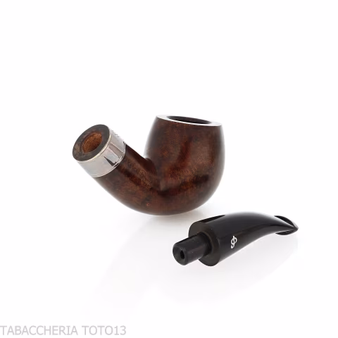 Peterson 160th Anniversary Pat B dark smooth P-Lip - Pipe Pour le Tabac - Racine naturelle