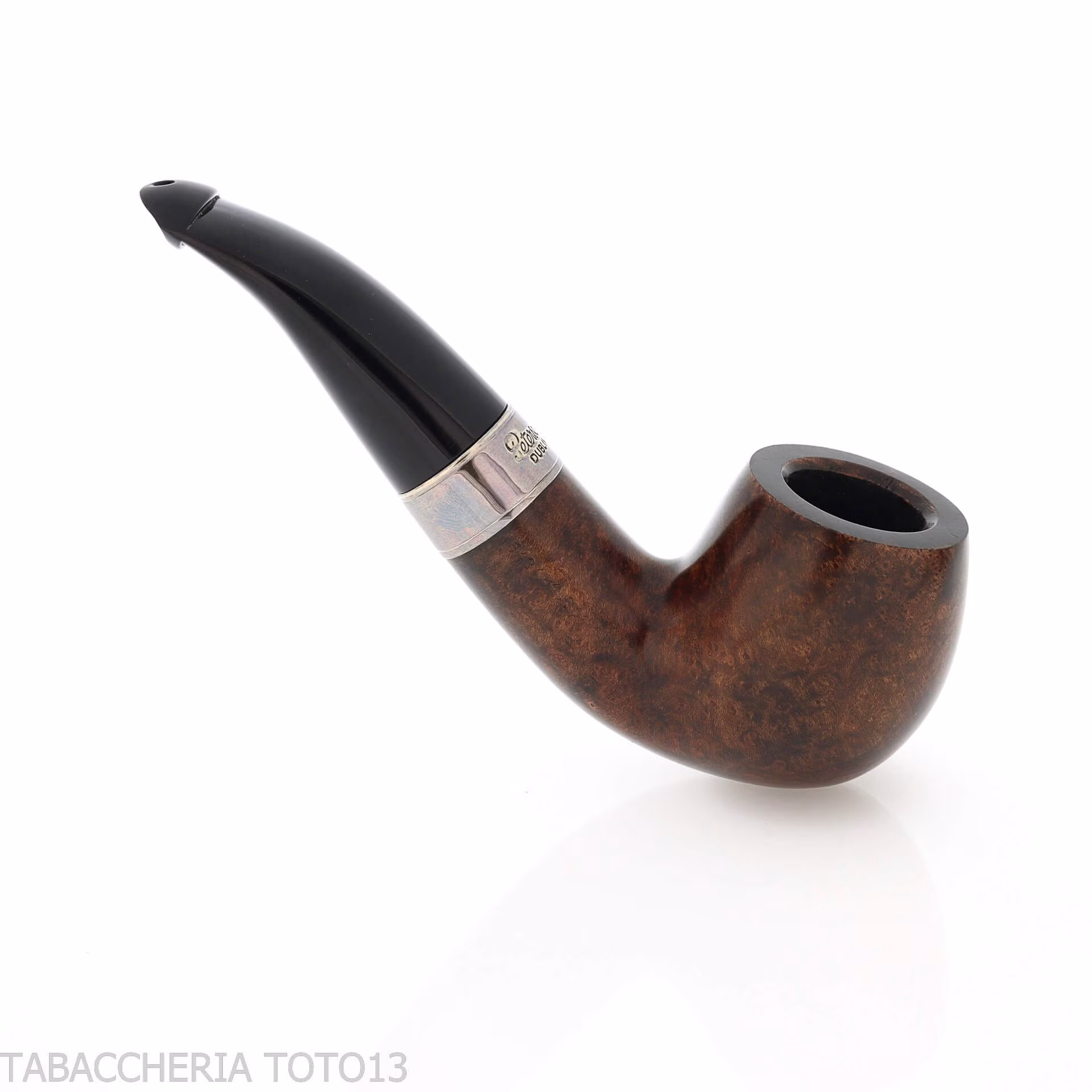 Peterson 160th Anniversary Pat B dark smooth P-Lip - Pipe Pour le Tabac - Racine naturelle