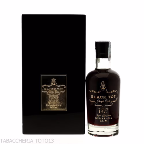 Black Tot rum 1975 42 y.o. single cask 70th Velier Vol.47,4 Cl.70-Rum