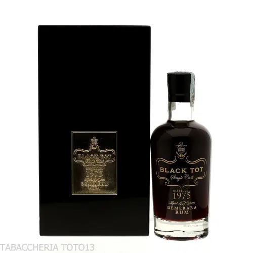 Black Tot rum 1975 42 y.o. single cask 70th Velier Vol.47,4 Cl.70 - Spiritueux - Mélasse