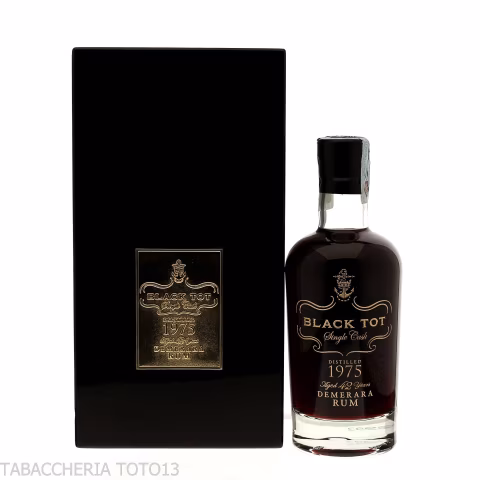 Black Tot rum 1975 42 y.o. single cask 70th Velier Vol.47,4 Cl.70 - Spiritueux - Mélasse