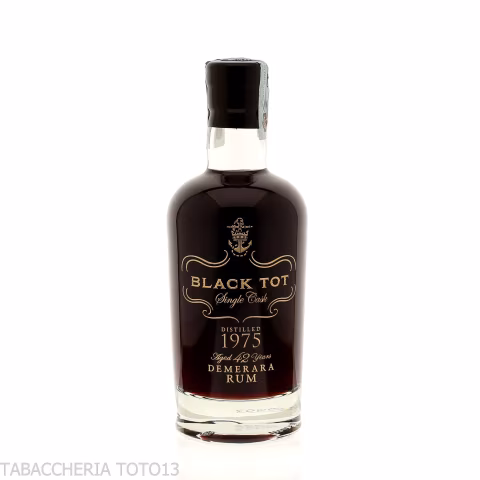 Black Tot rum 1975 42 y.o. single cask 70th Velier Vol.47,4 Cl.70 - Spiritueux - Mélasse