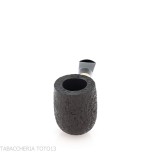 Tsuge Bamboo Straight billiard pipa de tabaco con chorro de arena negro - Pipas de Tabaco