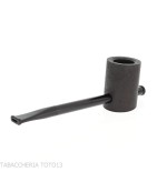 Tsuge e-star System Brezo arenado negro Concepto Churchwarden - Pipas de Tabaco
