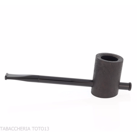 Tsuge e-star System Brezo arenado negro Concepto Churchwarden - Pipas de Tabaco