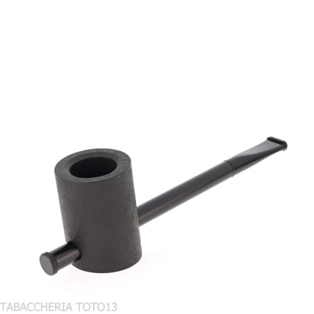 Tsuge e-star System Brezo arenado negro Concepto Churchwarden - Pipas de Tabaco
