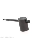 Tsuge e-star System Schwarzes sandgestrahltes Dornbusch Churchwarden-Konzept - Tabakpfeifen