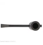 Tsuge e-star System Black sandblasted briar Churchwarden concept - Tobacco Pipes - Natural root, Metal