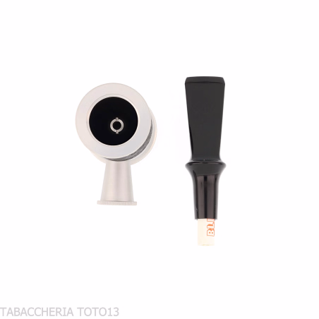 Tsuge Spider con forma de póquer en concepto de calabaza invertida de brezo negro pulido con chorro de arena - Pipas de Tabac