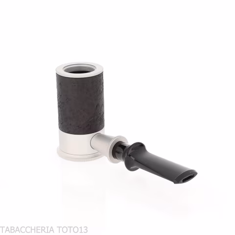 Tsuge Spider tumbler forma poker in radica nera sabbiata reverse calabash concept - Pipe