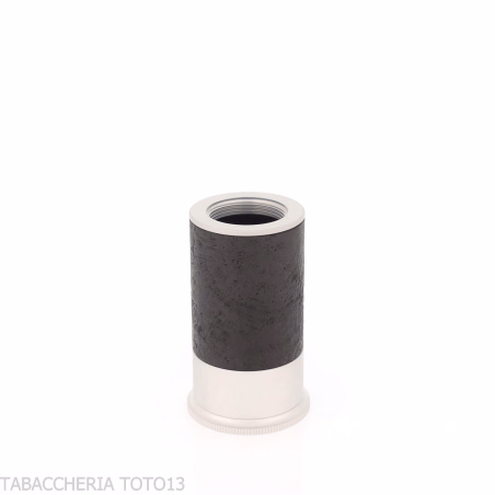 Tsuge Spider con forma de póquer en concepto de calabaza invertida de brezo negro pulido con chorro de arena - Pipas de Tabac