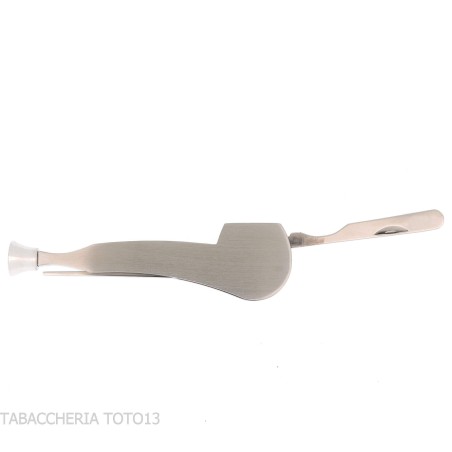 Acero inoxidable curettipe 2 herramientas en forma de una pipa - Accesorios para pipas de tabaco