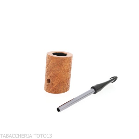 Compass poker in radica rusticata chiara forma Cherrywood - Duke-Nording
