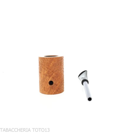 Pipe en forme de tisonnier boussole en bruyère légère rustiquée en forme de Cherrywood - Duke - Pipe Pour le Tabac - Racine n