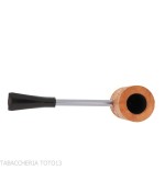 Kompass-Pfeife Poker in heller rustizierter Cherrywood - Dukelform-NORDING