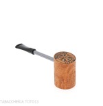 Pipa Nording póquer Compass en forma de Cherrywood - Duke de brezo rusticado ligero-Nording