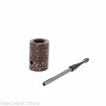 Compass poker in radica rusticata scura forma Cherrywood - Duke-Nording