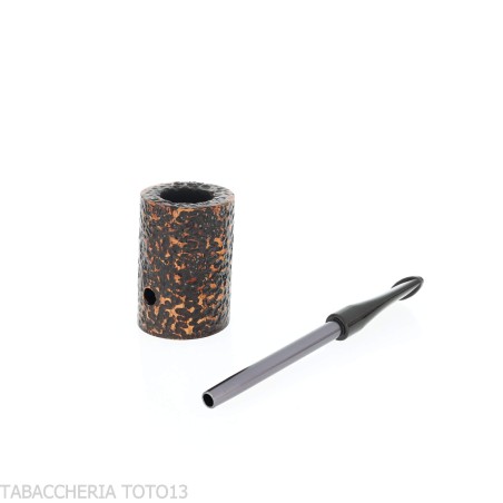Pipa Compass Poker en brezo rústico oscuro, forma de cherrywood - Duke-Nording