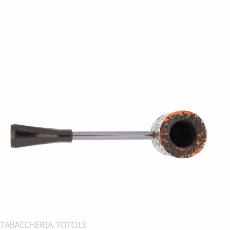 Compass poker in radica rusticata scura forma Cherrywood - Duke-Nording
