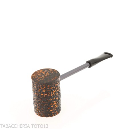 Pipa Compass Poker en brezo rústico oscuro, forma de cherrywood - Duke-Nording