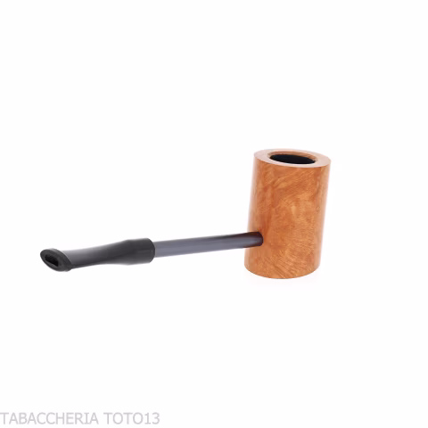 Pipe Compass Poker en bruyère Natural Light, forme Cherrywood - Duke - Pipe Pour le Tabac - Racine naturelle