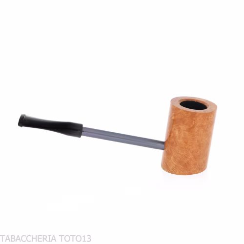 Pipa Compass Poker en brezo claro natural, forma de Cherrywood - Duke-Nording