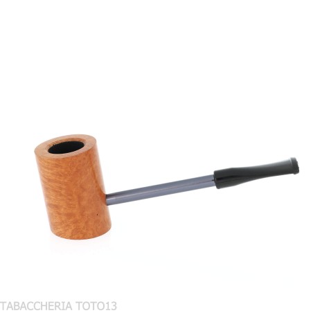 Pipa Compass Poker en brezo claro natural, forma de Cherrywood - Duke - Pipas de Tabaco